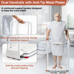 USB Rechargeable Scale for Clinics & Eldercare